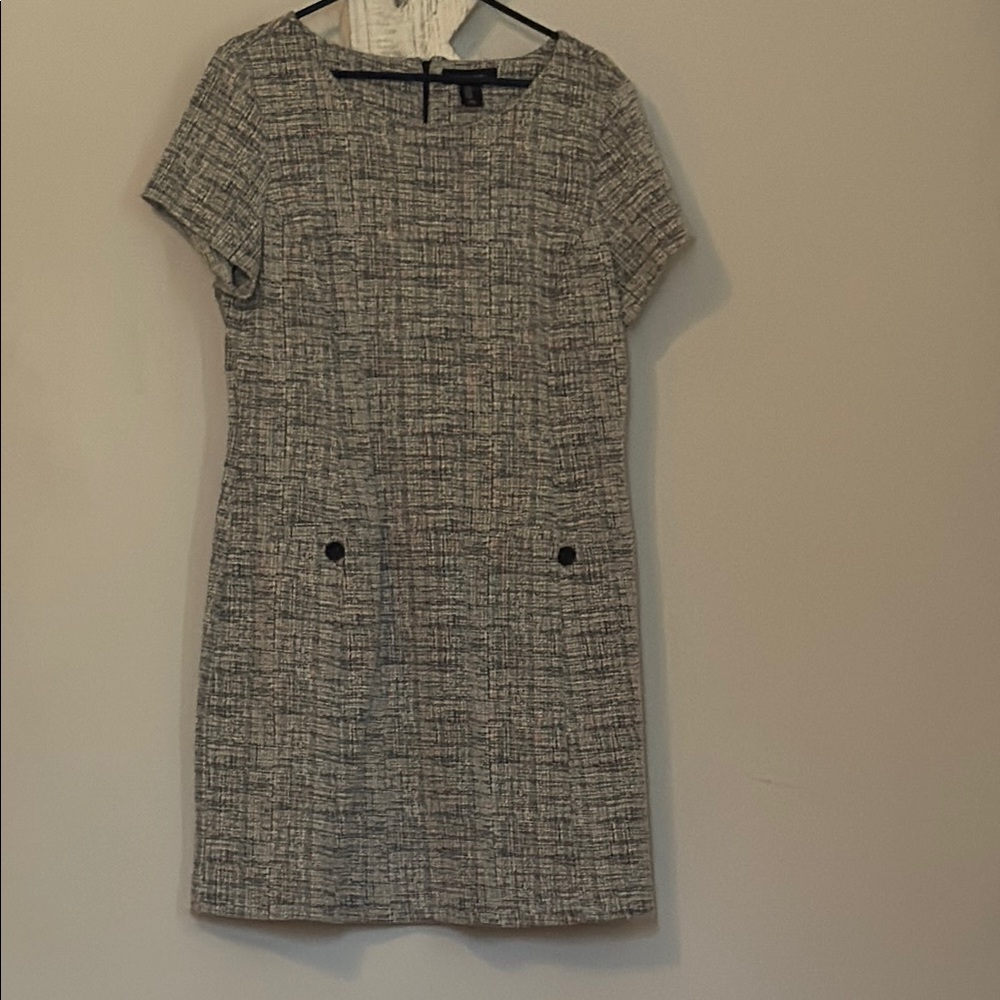 Tahari Black and White Mini Dress